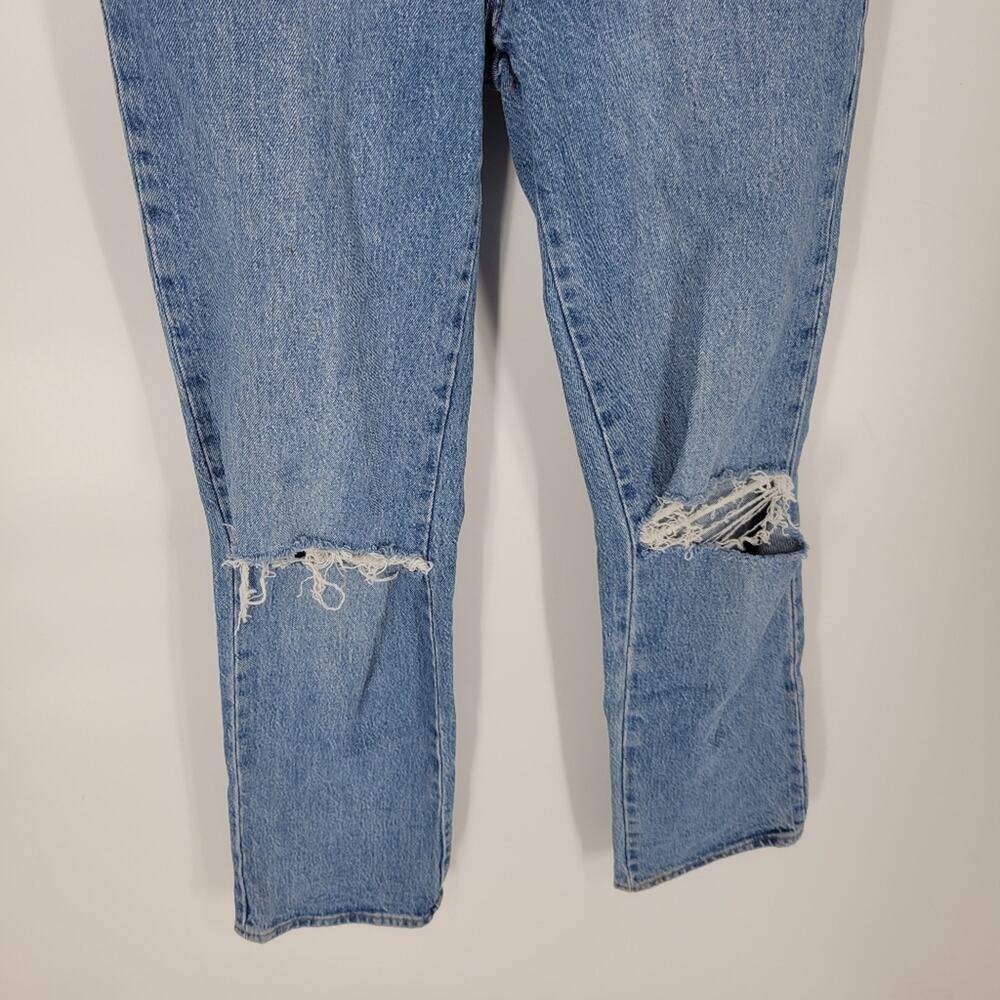 Rolla's Brad Worn Distressed Original Straight Leg Jeans 25 - Picture 3 of 10